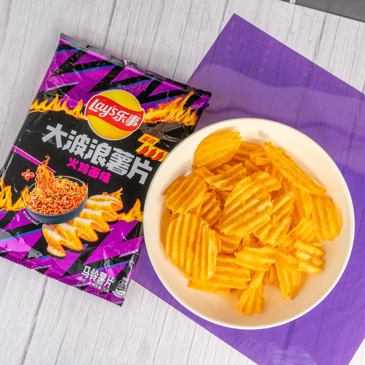 Lay's Wavy Turkey Noodle Chips