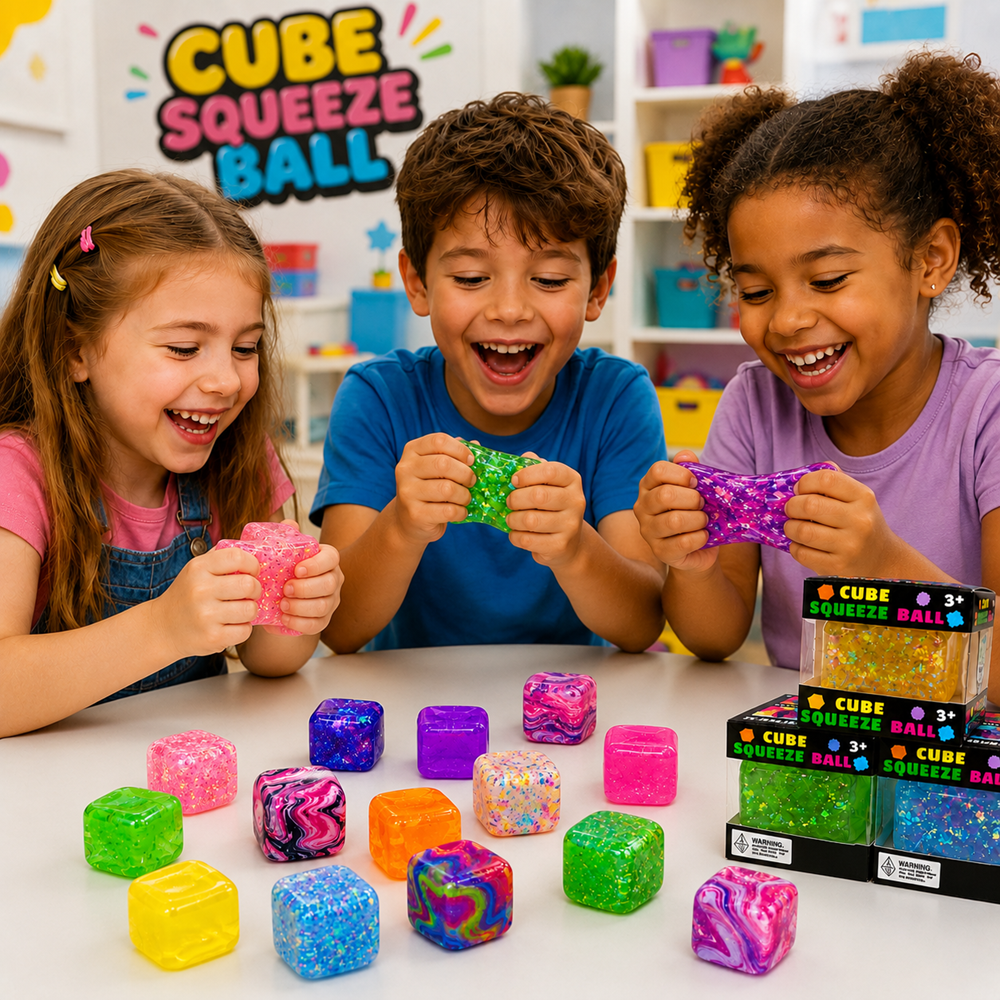 Cube Squeeze Ball