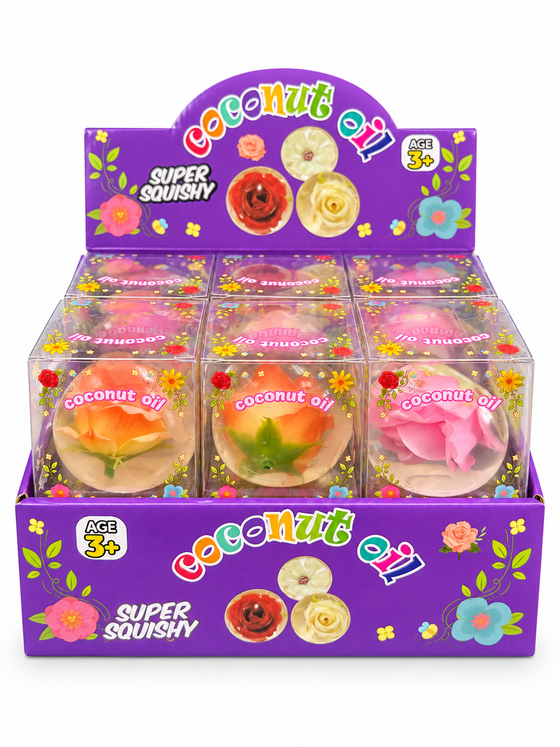 Coconut Oil Rose Squishy