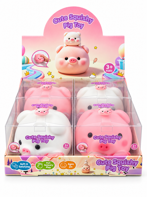 Cute Squishy Pig Toy