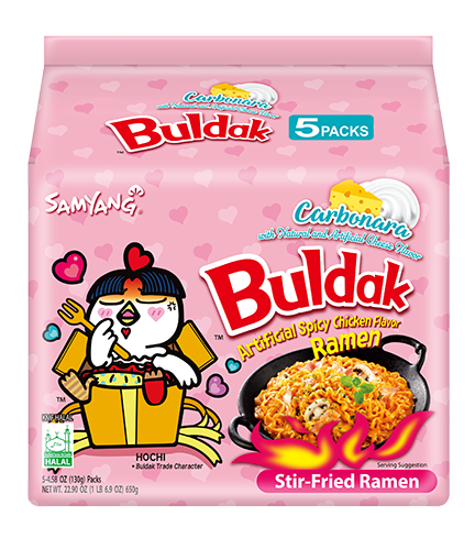 Carbonara Buldak Spicy Ramen